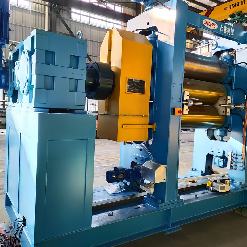 Calandra in gomma a 4 rulli