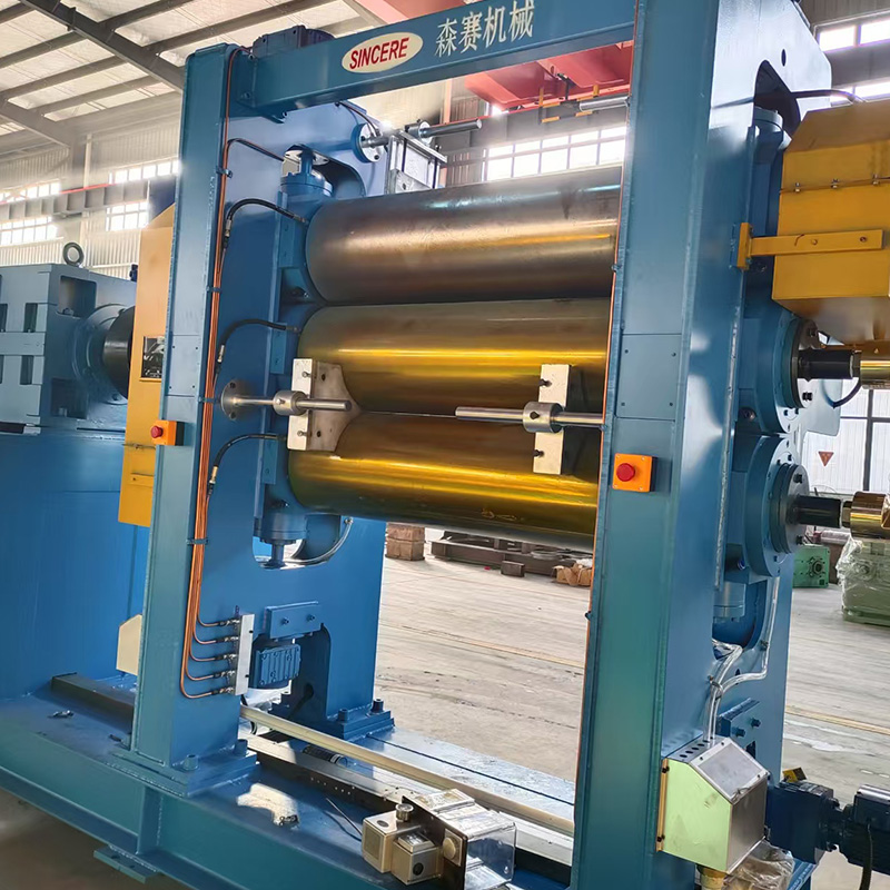 Calandra in gomma a 4 rulli