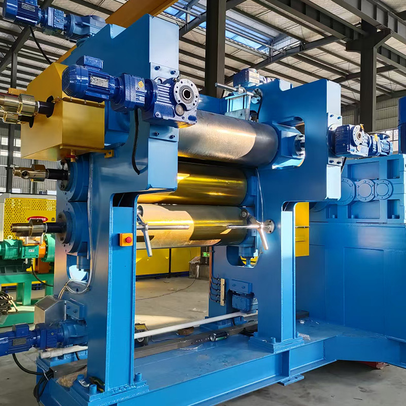 Calandra in gomma a 4 rulli