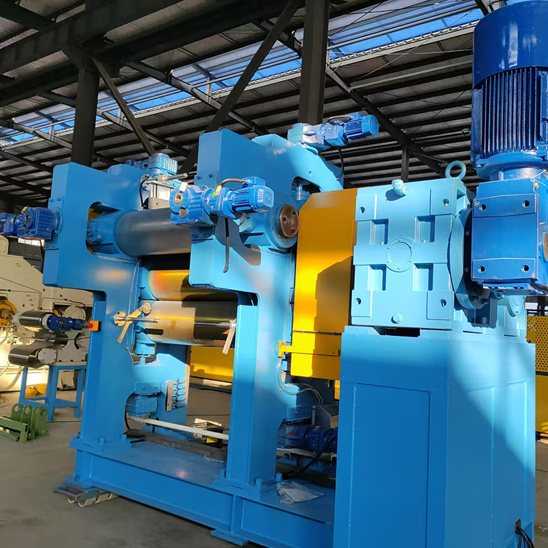 Calandra in gomma a 4 rulli