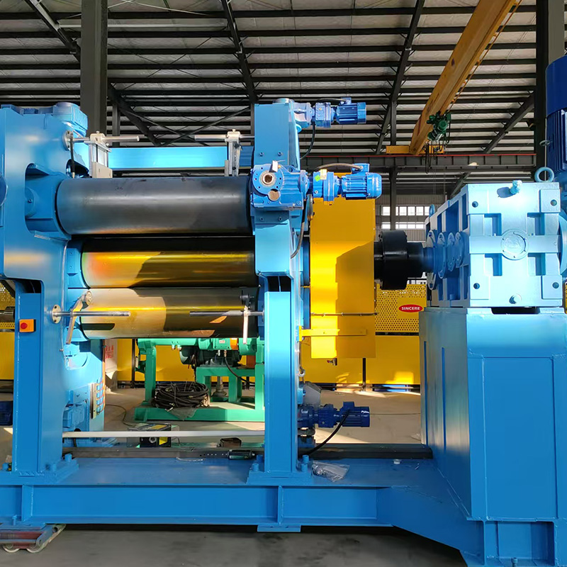 Calandra in gomma a 4 rulli