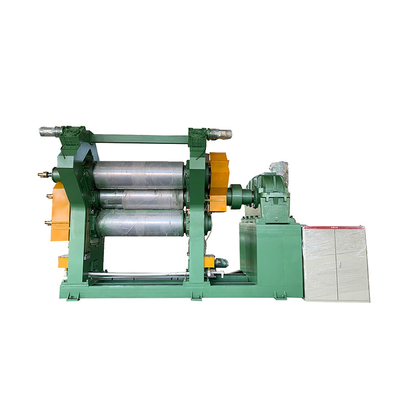 Calandra in gomma a 3 rulli