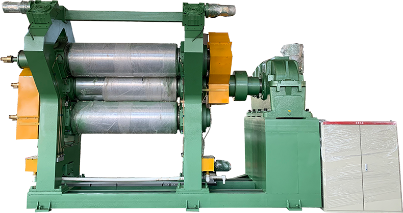 Macchina per calandra in gomma